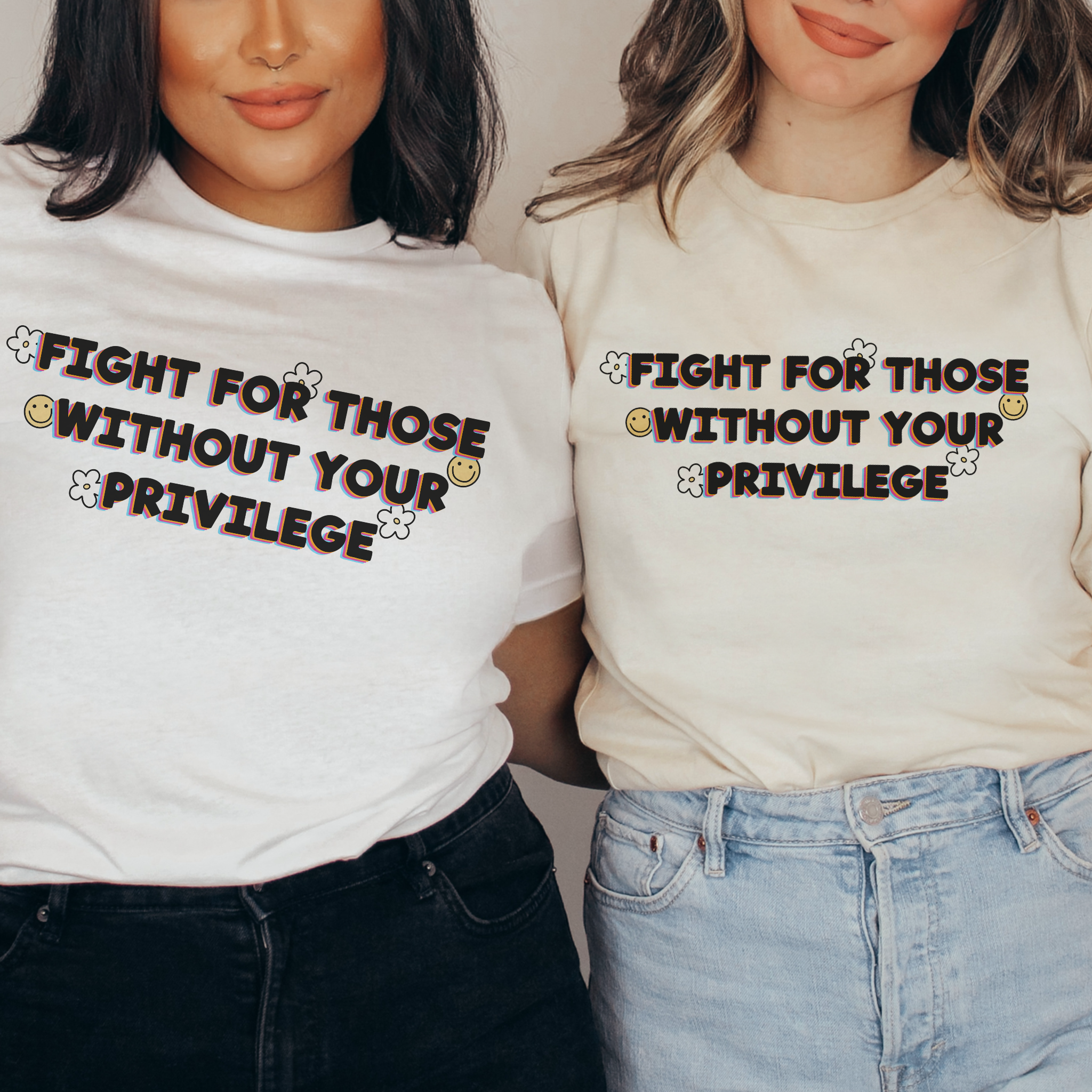 Fight for Those Without Your Privilege Social Justice Comfort Colors Unisex Garment-Dyed T-shirt