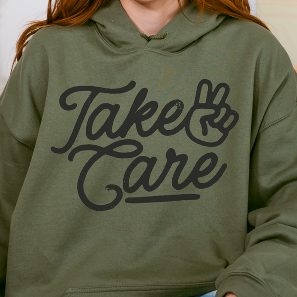 Take Care Peace Unisex Heavy Blend Hooded Sweatshirt