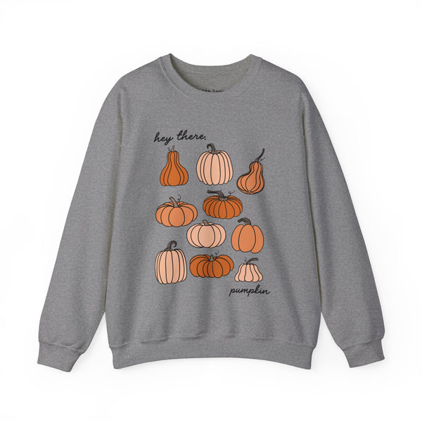 Hey There, Pumpkin Fall Crewneck Sweatshirt