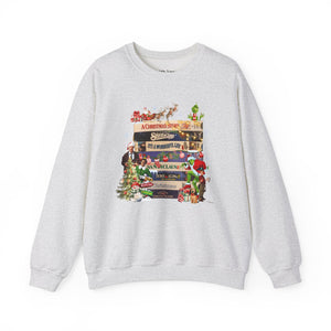 Christmas Movies VHS Unisex Heavy Blend Crewneck Sweatshirt