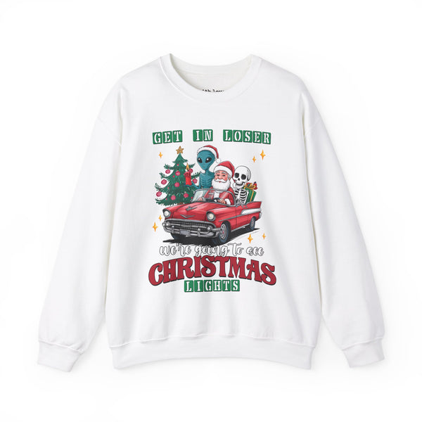 Get In, We’re Going to See Christmas Lights Unisex Heavy Blend Crewneck Sweatshirt