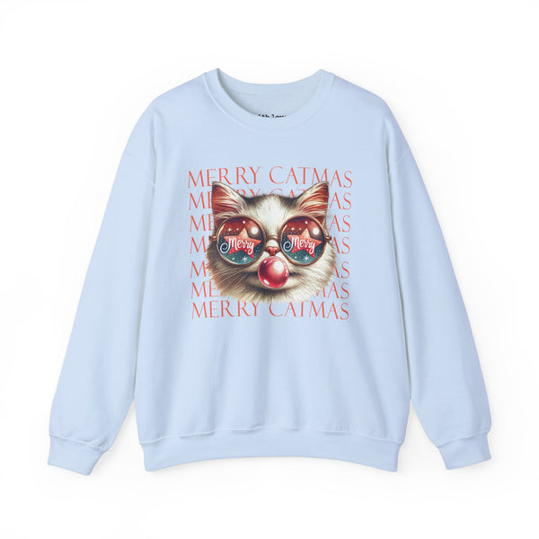 Merry Catmas Christmas Unisex Heavy Blend Crewneck Sweatshirt