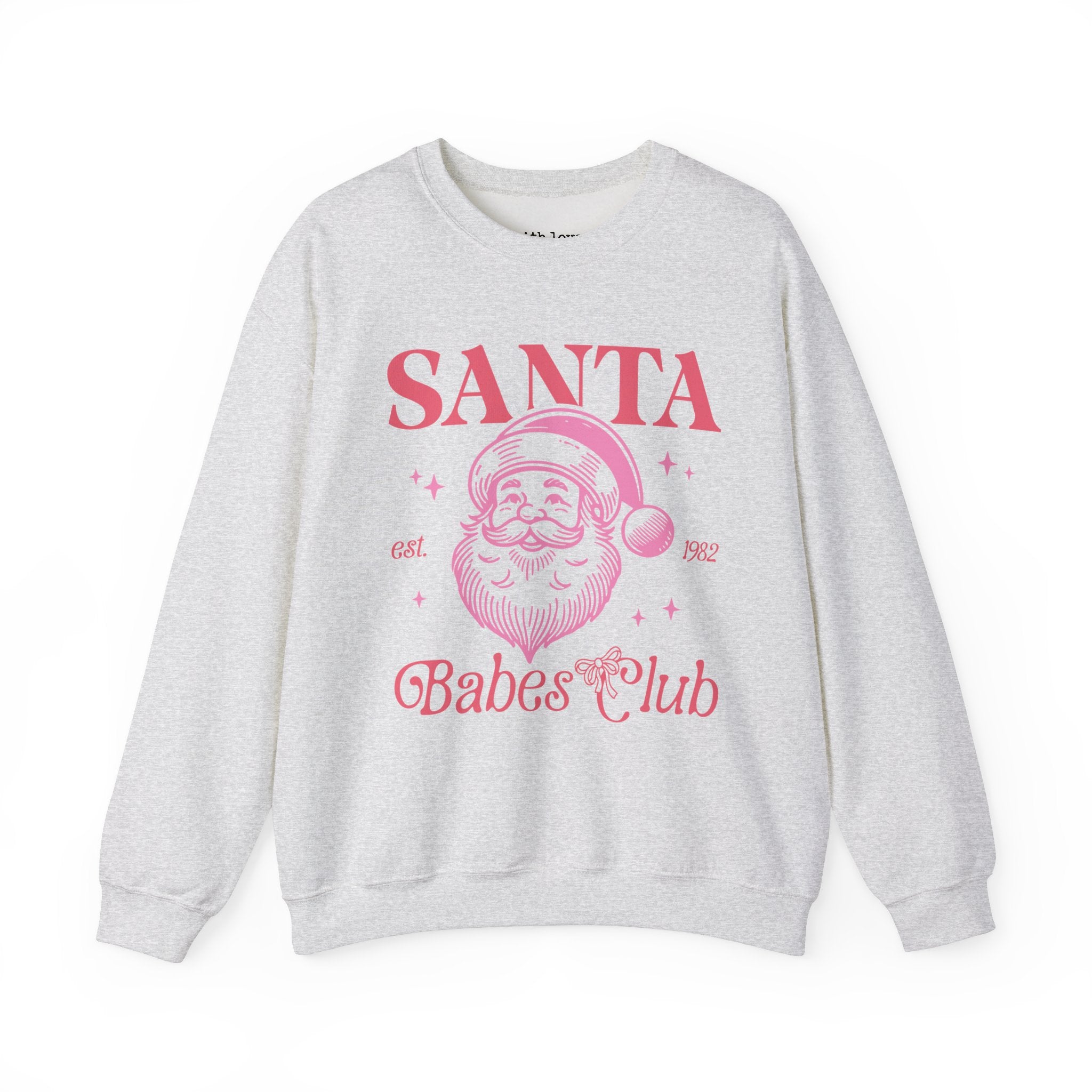 Santa Babes Club Christmas Unisex Heavy Blend Crewneck Sweatshirt