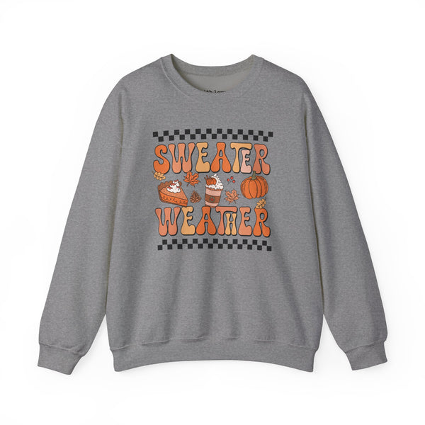 Sweater Weather Fall Unisex Heavy Blend Crewneck Sweatshirt