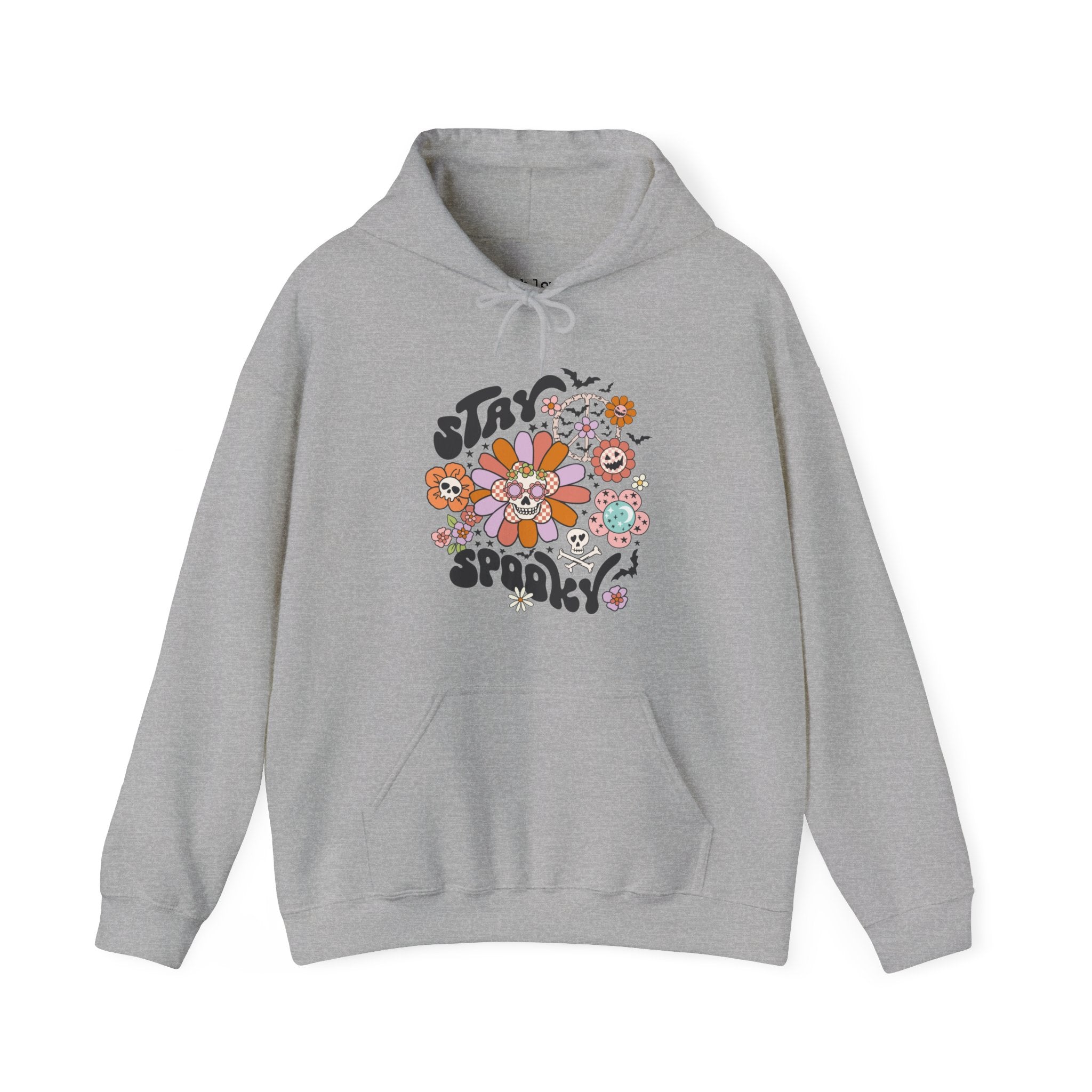 Stay Spooky Floral Halloween Unisex Heavy Blend Hooded Sweatshirt