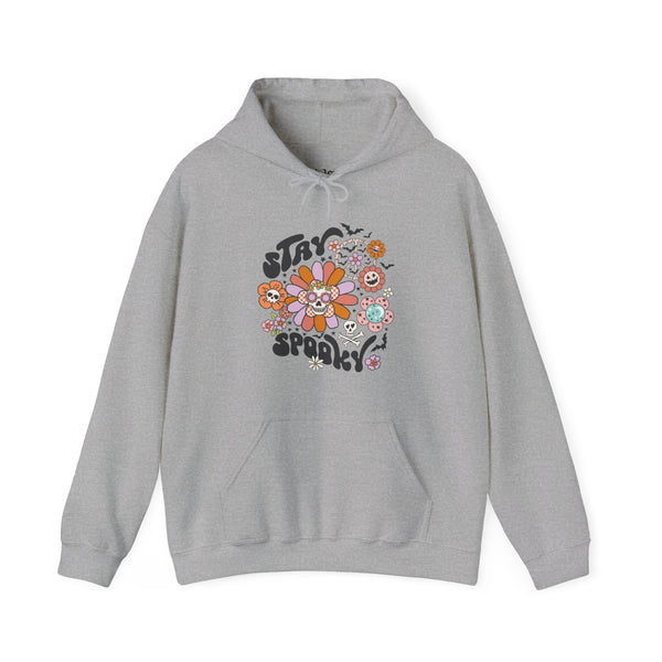 Stay Spooky Floral Halloween Unisex Heavy Blend Hooded Sweatshirt