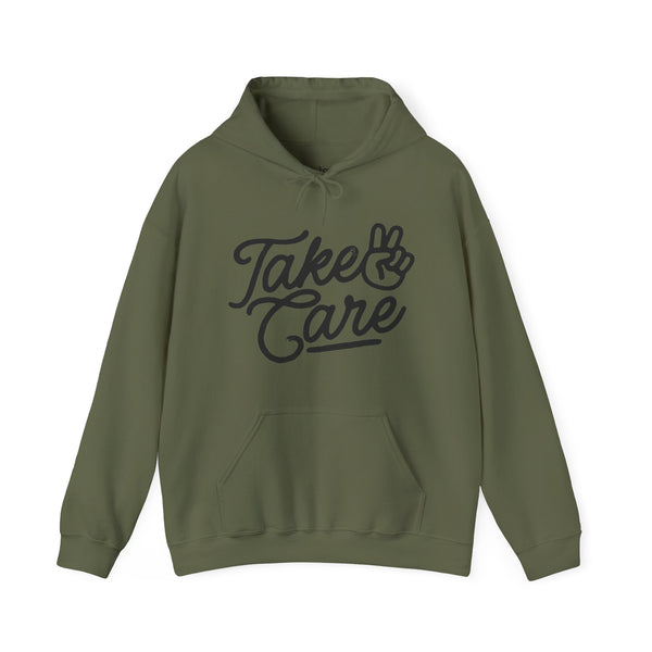 Take Care Peace Unisex Heavy Blend Hooded Sweatshirt