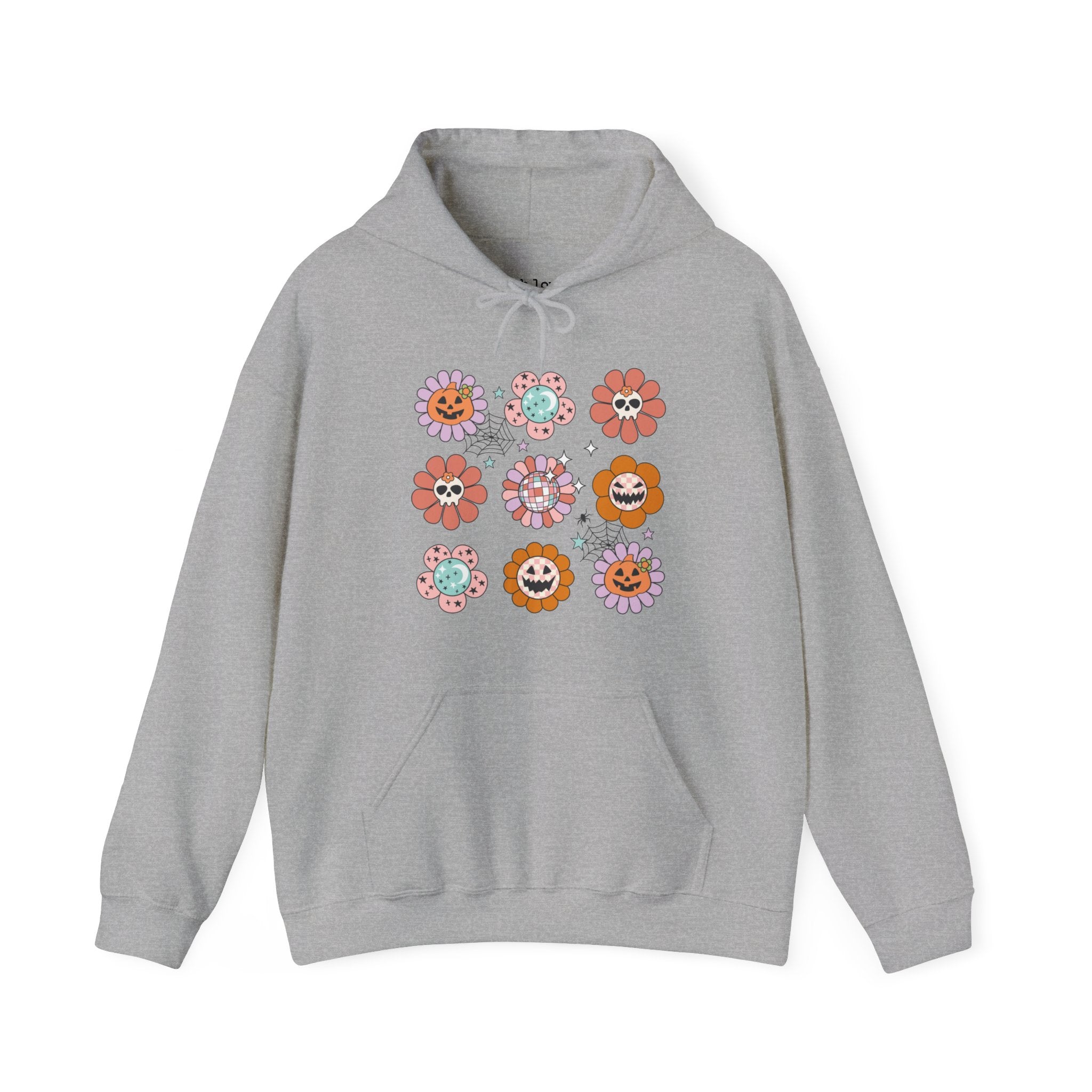 Halloween Flowers Unisex Heavy Blend Hooded Sweatshirt