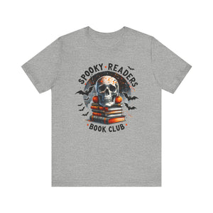 Spooky Readers Book Club Halloween Bella Canvas Unisex Jersey Short Sleeve Tee