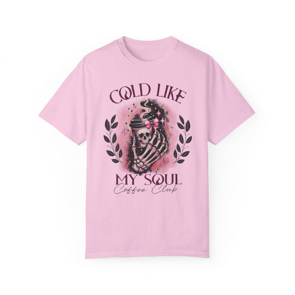 Cold Like My Soul Iced Coffee Club Comfort Colors Unisex Garment-Dyed T-shirt