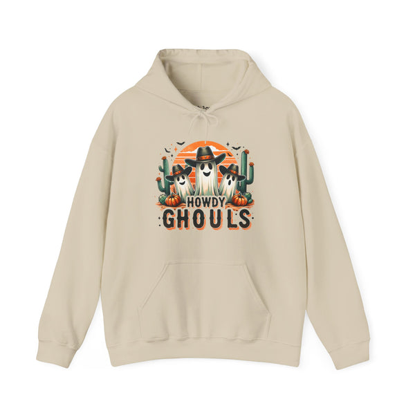 Howdy Ghouls Western Halloween Unisex Heavy Blend Hooded Sweatshirt