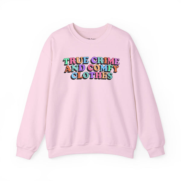 True Crime and Comfy Clothes Unisex Heavy Blend Crewneck Sweatshirt