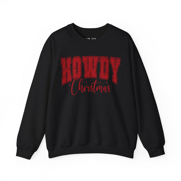 Howdy Christmas Unisex Heavy Blend Crewneck Sweatshirt