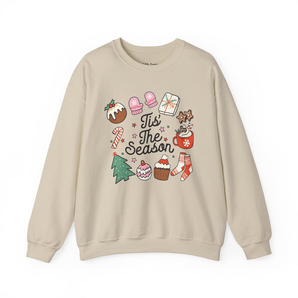 Tis the Season Christmas Things Unisex Heavy Blend Crewneck Sweatshirt