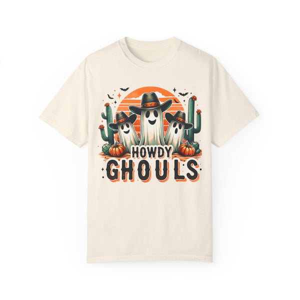 Howdy Ghouls Western Halloween Comfort Colors Unisex Garment-Dyed T-shirt