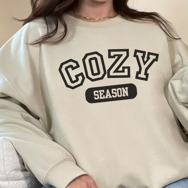 Cozy Season Varsity Unisex Heavy Blend Crewneck Sweatshirt