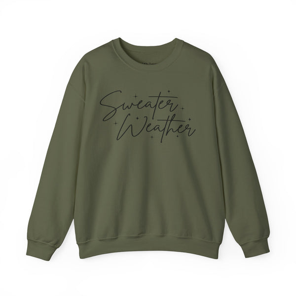 Sweater Weather Cozy Winter Unisex Heavy Blend Crewneck Sweatshirt