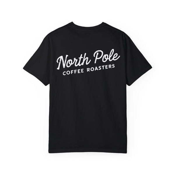 North Pole Coffee Roasters Skeleton Christmas Comfort Colors Unisex Garment-Dyed T-shirt