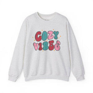 Cozy Vibes Holiday Unisex Heavy Blend Crewneck Sweatshirt