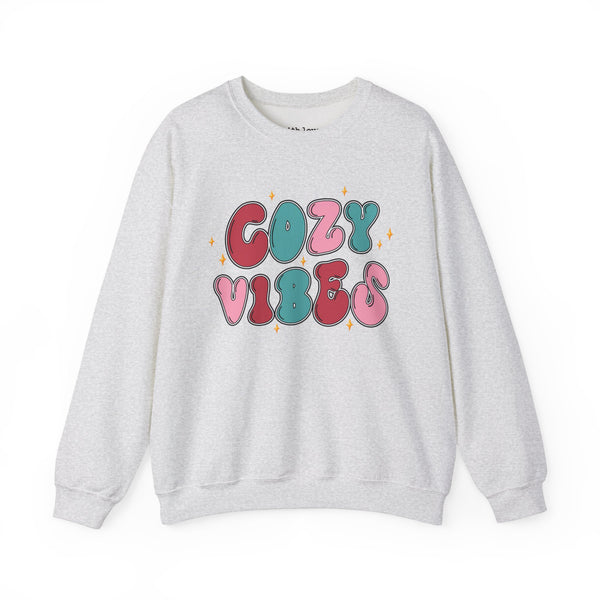 Cozy Vibes Holiday Unisex Heavy Blend Crewneck Sweatshirt