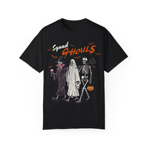 Squad Ghouls Halloween Comfort Colors Unisex Garment-Dyed T-shirt