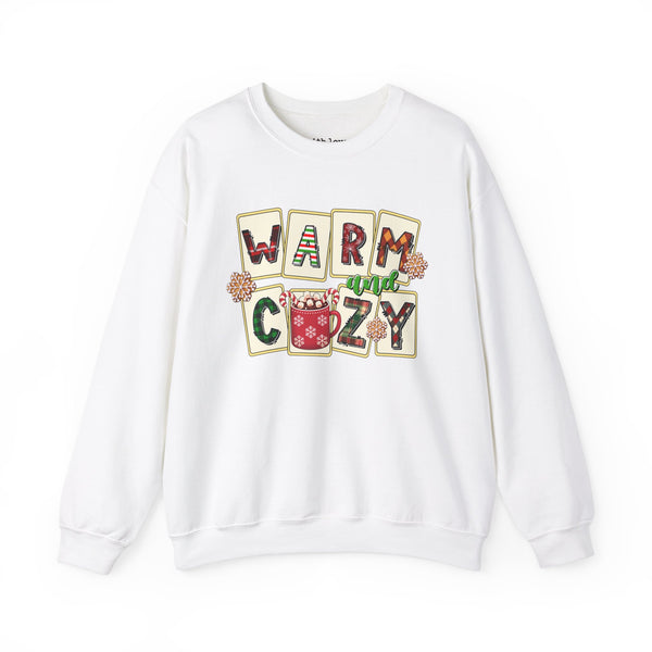 Warm and Cozy Holiday Christmas Unisex Heavy Blend Crewneck Sweatshirt