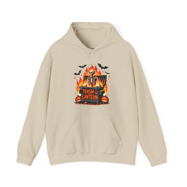 Trash O Lantern Skeleton Halloween Unisex Heavy Blend Hooded Sweatshirt