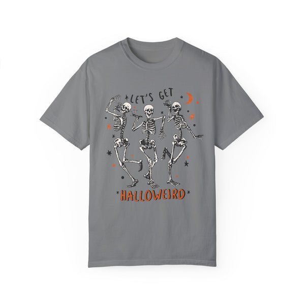 Let’s Get Halloweird Skeletons Comfort Colors Unisex Garment-Dyed T-shirt