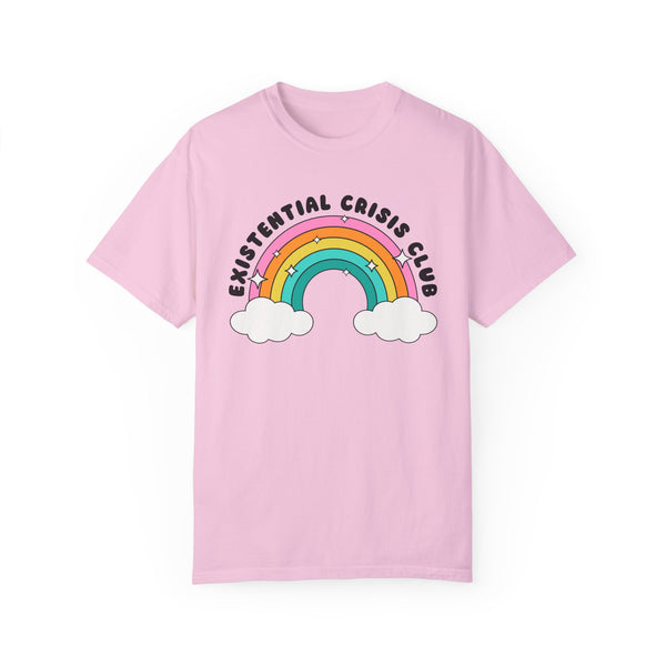 Existential Crisis Club Rainbow Comfort Colors Unisex Garment-Dyed T-shirt