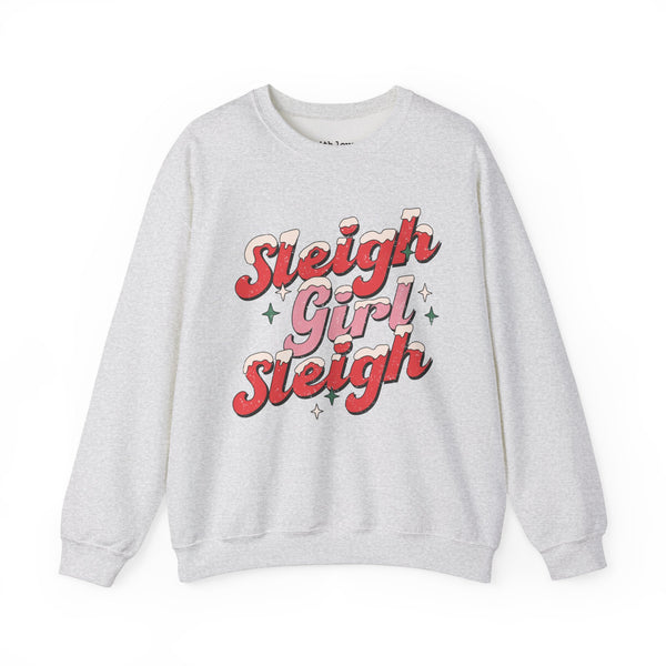 Sleigh Girl Sleigh Christmas Unisex Heavy Blend Crewneck Sweatshirt