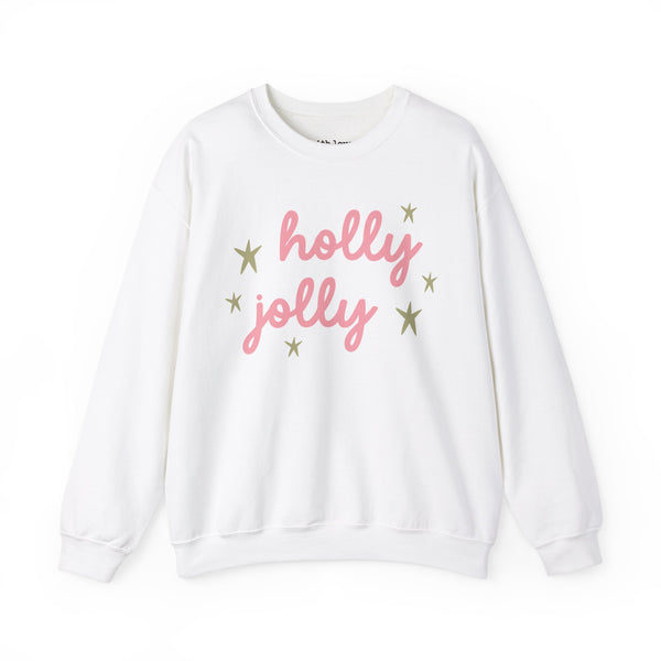 Holly Jolly Christmas Unisex Heavy Blend Crewneck Sweatshirt