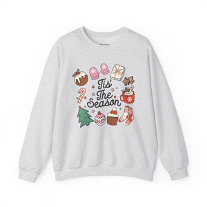 Tis the Season Christmas Things Unisex Heavy Blend Crewneck Sweatshirt