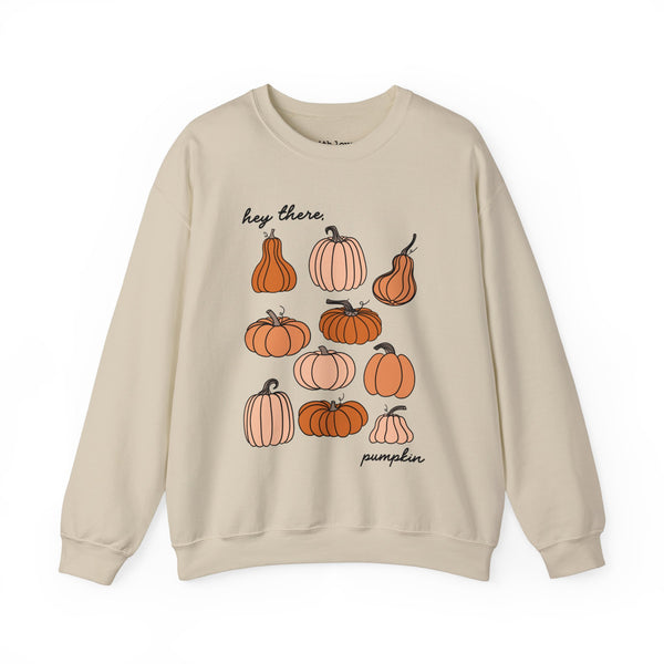 Hey There, Pumpkin Fall Crewneck Sweatshirt