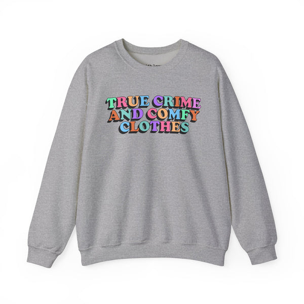 True Crime and Comfy Clothes Unisex Heavy Blend Crewneck Sweatshirt