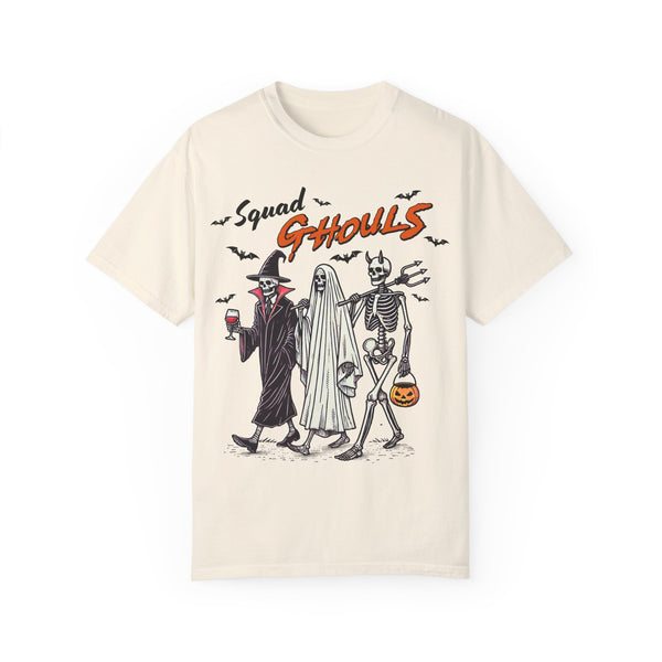 Squad Ghouls Halloween Comfort Colors Unisex Garment-Dyed T-shirt