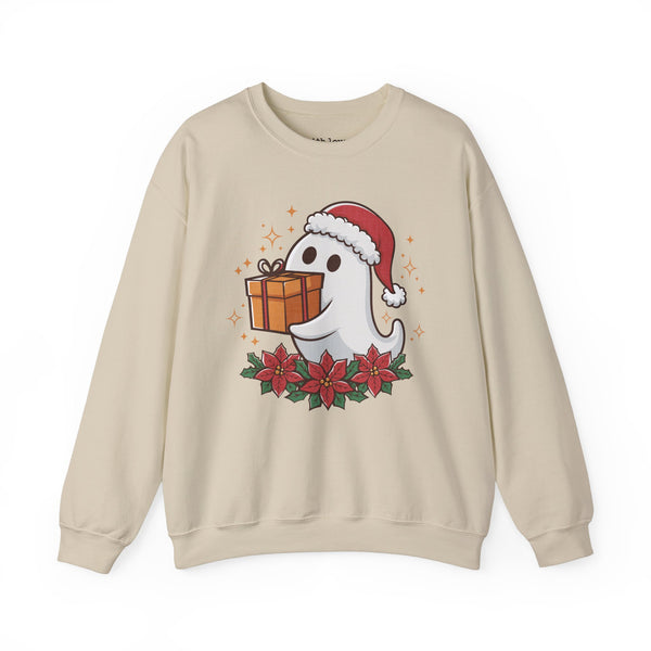 Christmas Ghost Unisex Heavy Blend Crewneck Sweatshirt