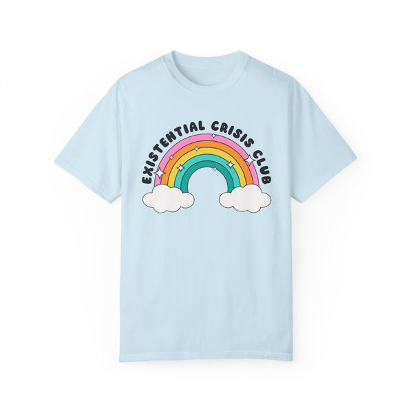 Existential Crisis Club Rainbow Comfort Colors Unisex Garment-Dyed T-shirt