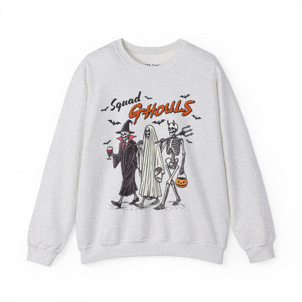 Squad Ghouls Halloween Unisex Heavy Blend Crewneck Sweatshirt