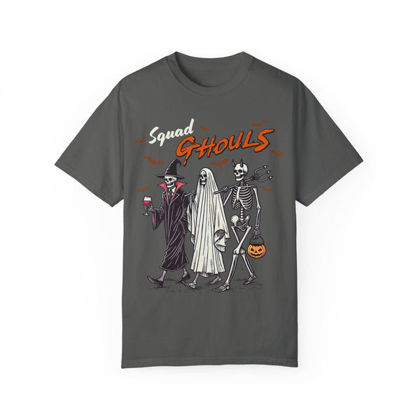 Squad Ghouls Halloween Comfort Colors Unisex Garment-Dyed T-shirt