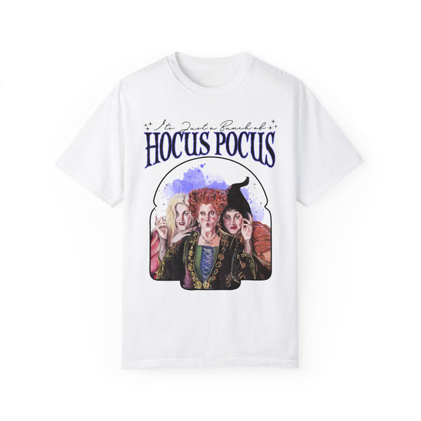 It’s Just a Bunch of Hocus Pocus Halloween Comfort Colors Unisex Garment-Dyed T-shirt