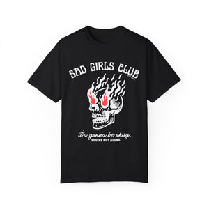 Sad Girls Club Mental Health Comfort Colors Unisex Garment-Dyed T-shirt