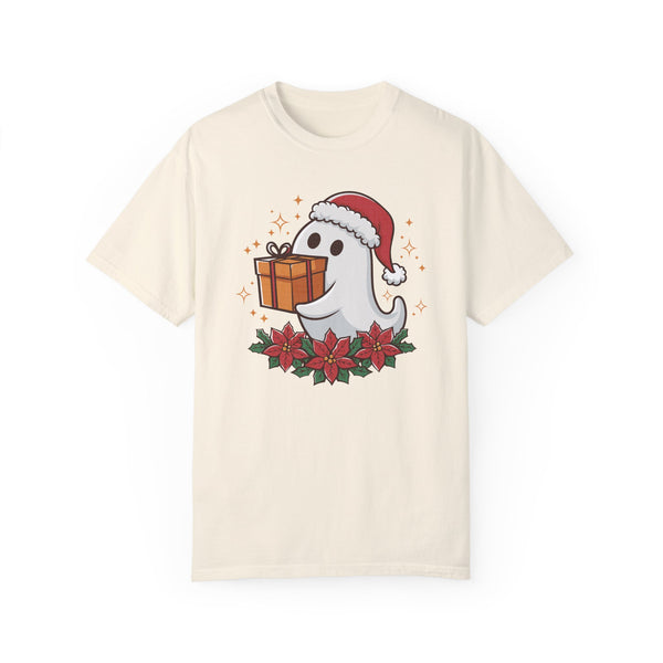 Christmas Ghost Comfort Colors Unisex Garment-Dyed T-shirt