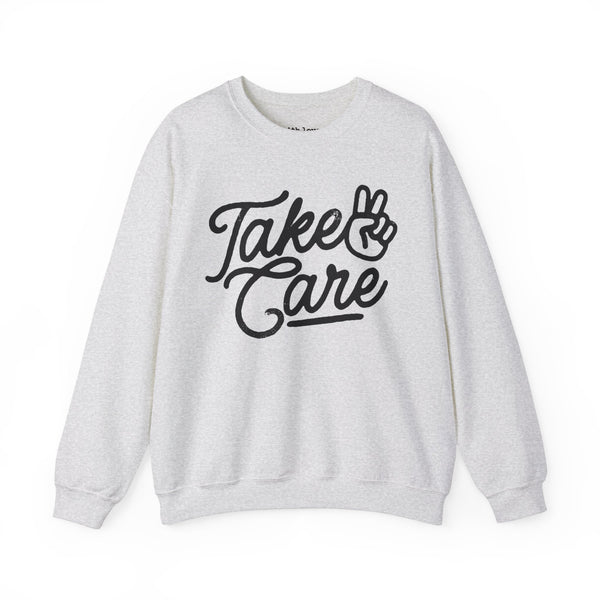 Take Care Peace Unisex Heavy Blend Crewneck Sweatshirt