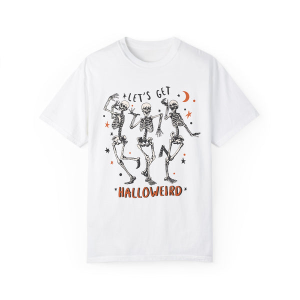 Let’s Get Halloweird Skeletons Comfort Colors Unisex Garment-Dyed T-shirt