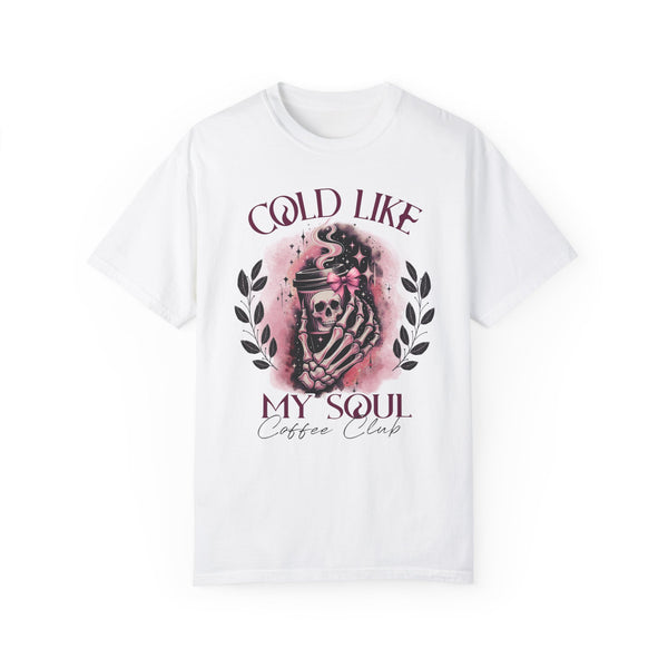 Cold Like My Soul Iced Coffee Club Comfort Colors Unisex Garment-Dyed T-shirt