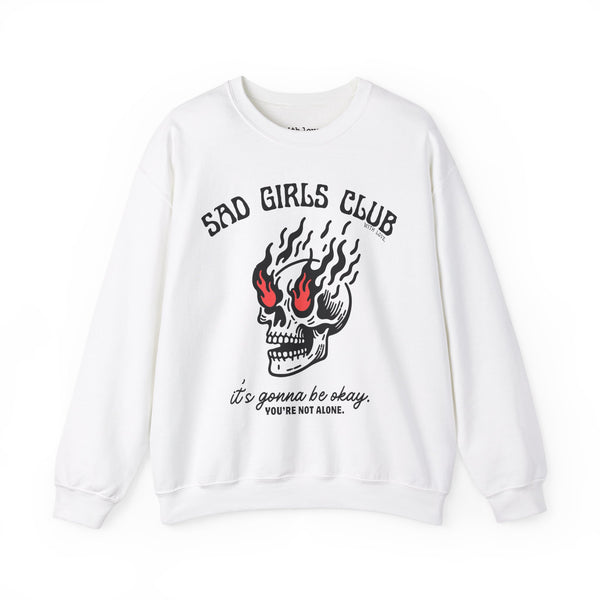 Sad Girls Club Mental Health Unisex Heavy Blend Crewneck Sweatshirt