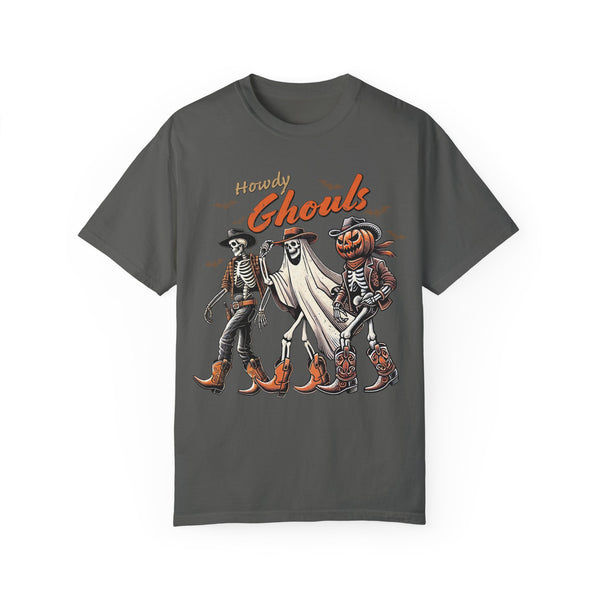 Howdy Ghouls Halloween Comfort Colors Unisex Garment-Dyed T-shirt