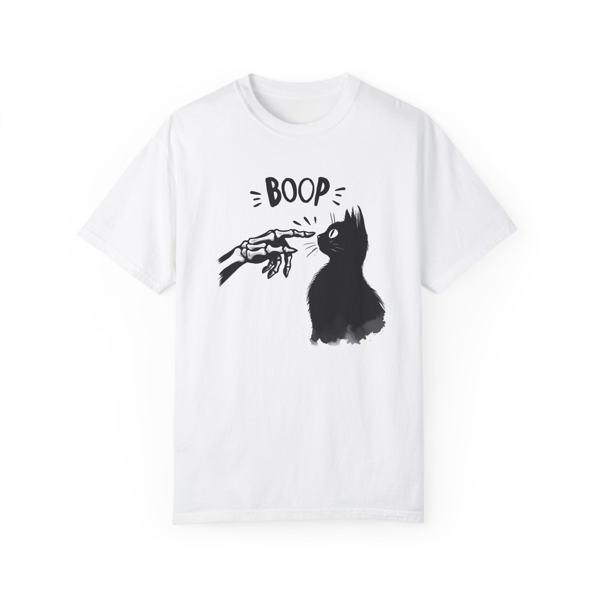 Boop Cat Skeleton Comfort Colors Unisex Garment-Dyed T-shirt