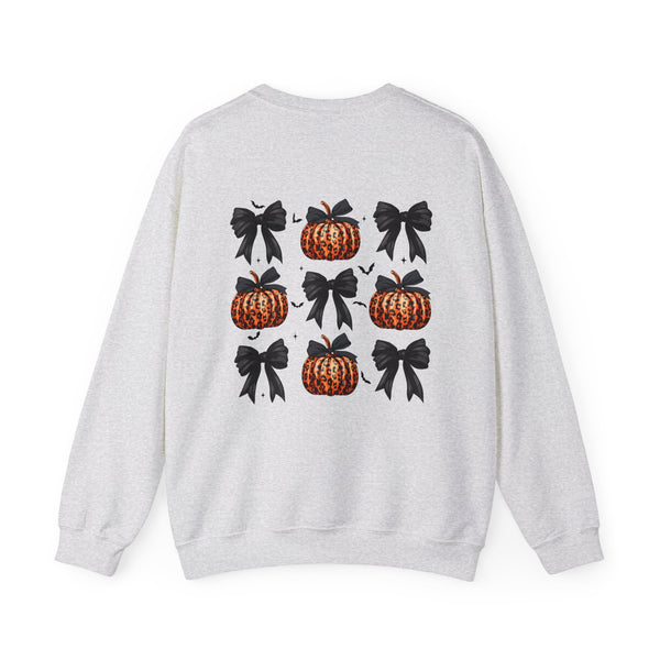 Pumpkin Halloween Bows Unisex Heavy Blend Crewneck Sweatshirt