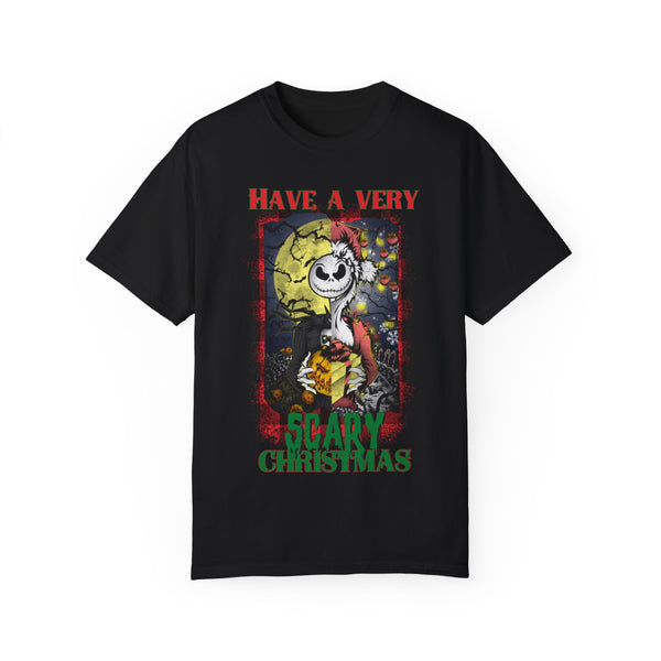 Have a Very Scary  Christmas Skeleton Comfort Colors Unisex Garment-Dyed T-shirt